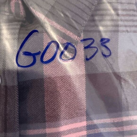 Flylow Brigette Tech Flannel in Shark Plaid Pink Purple Snap Close Size Small - Picture 13 of 13